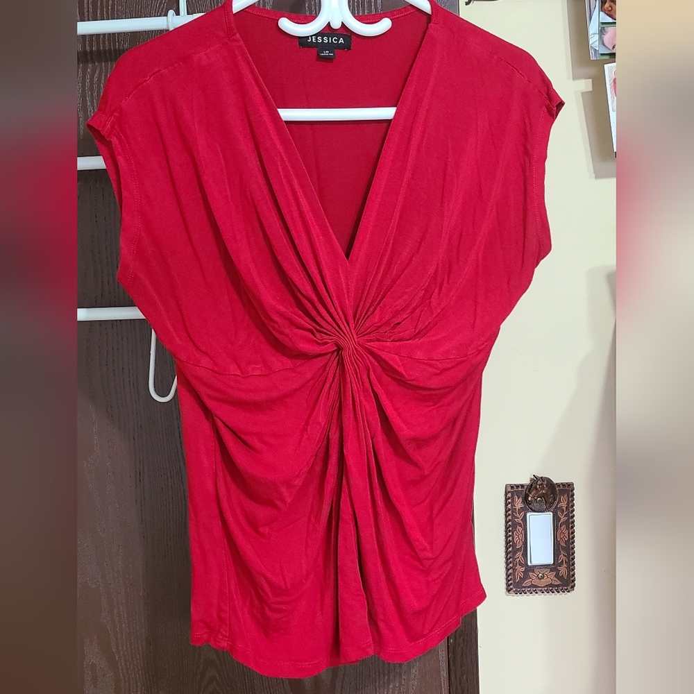 Jessica Red Women's Top
